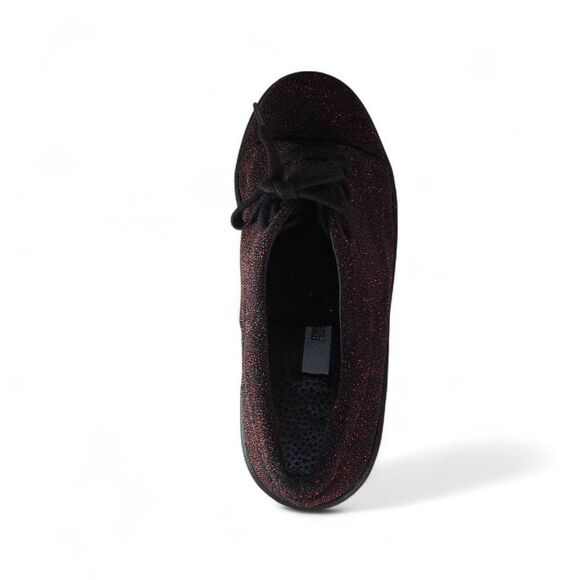 Miista London Sparkle Designers Fashion Sneakers Red / Black Women's 7/37 - Picture 10 of 12